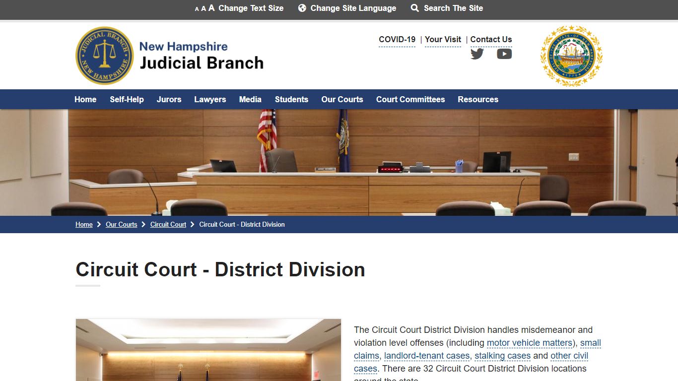 Circuit Court - District Division | New Hampshire Judicial Branch