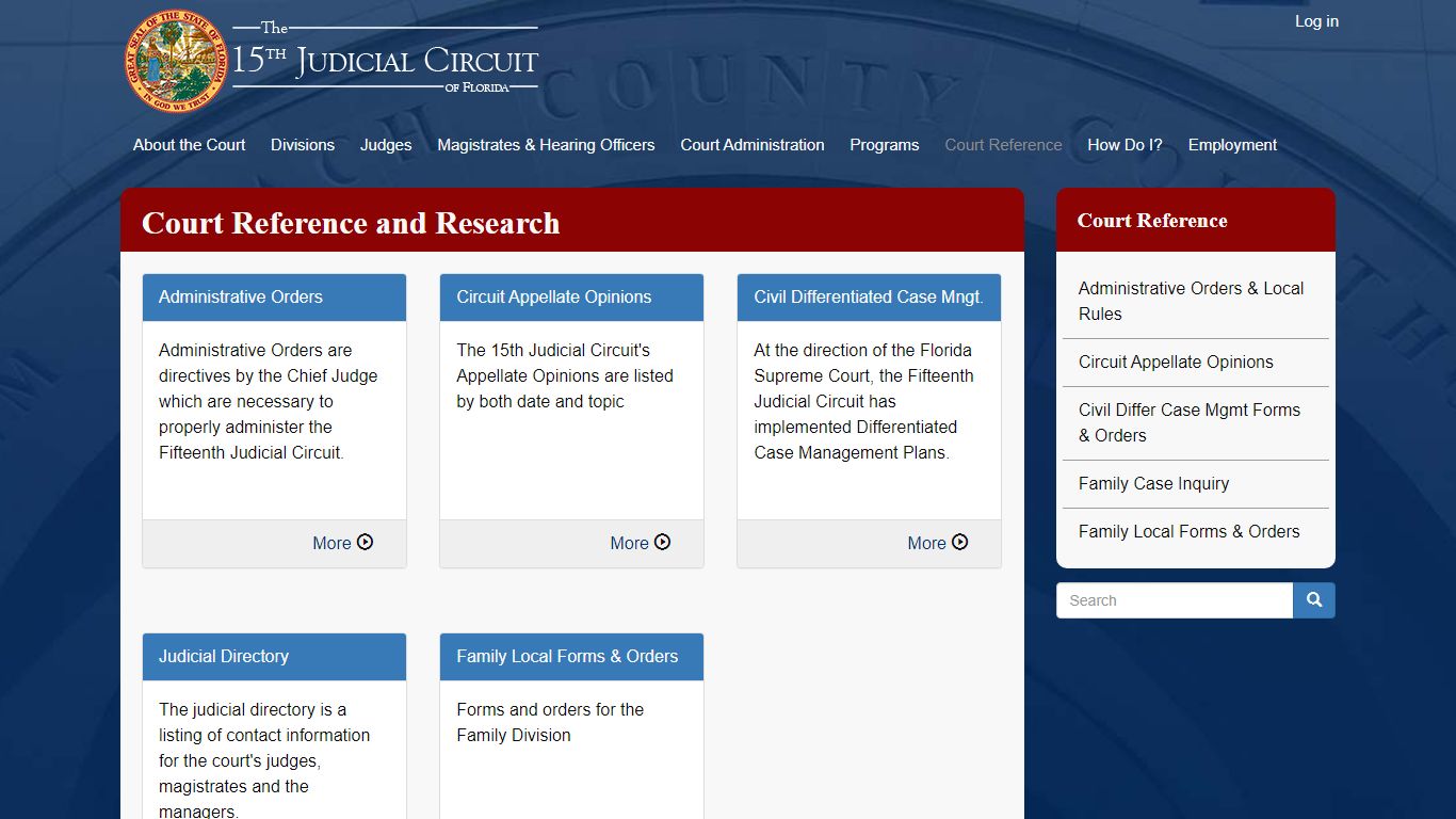 Court Reference and Research | 15th Circuit